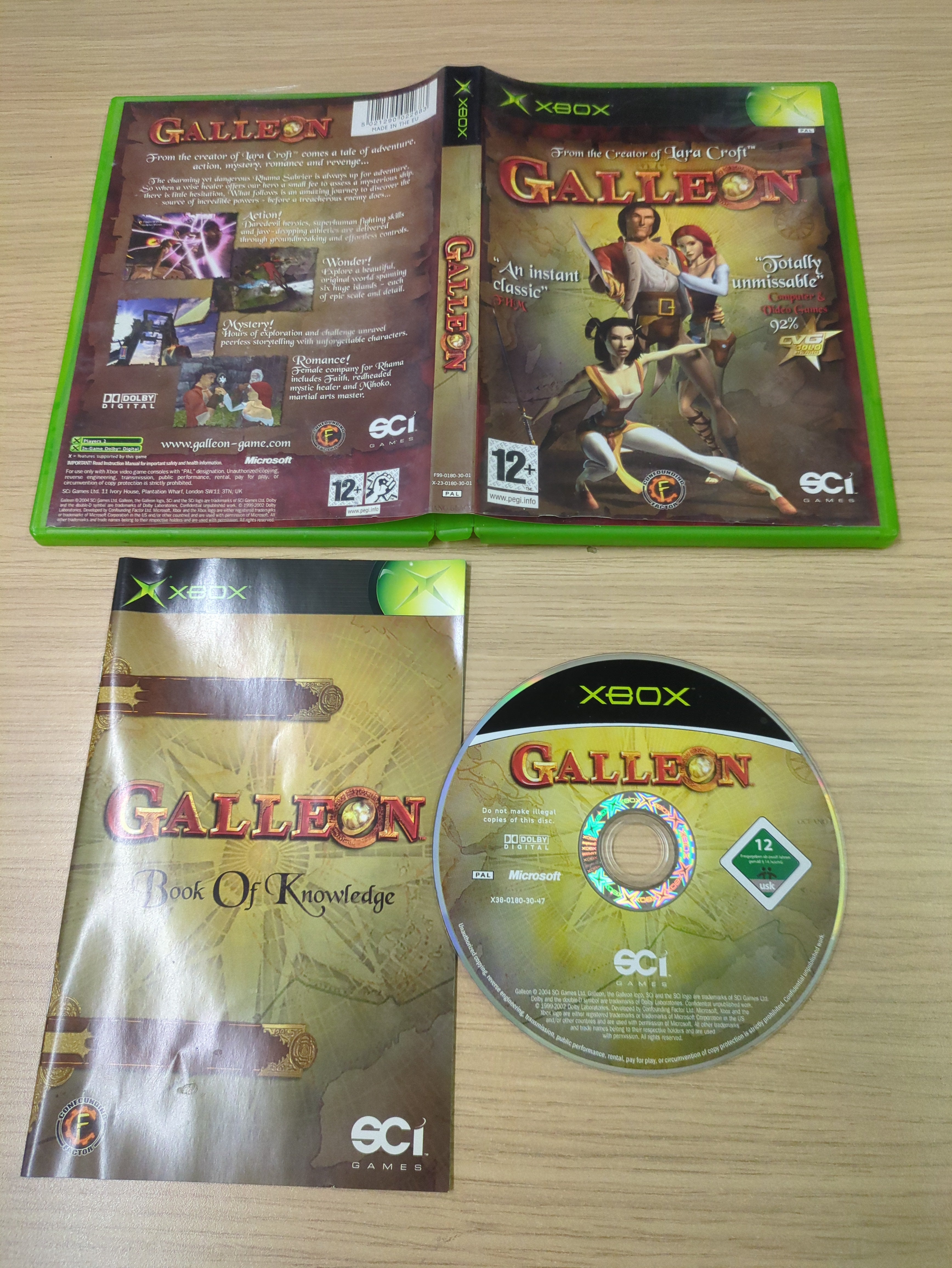 Galleon original Xbox game Galleon original Xbox game
